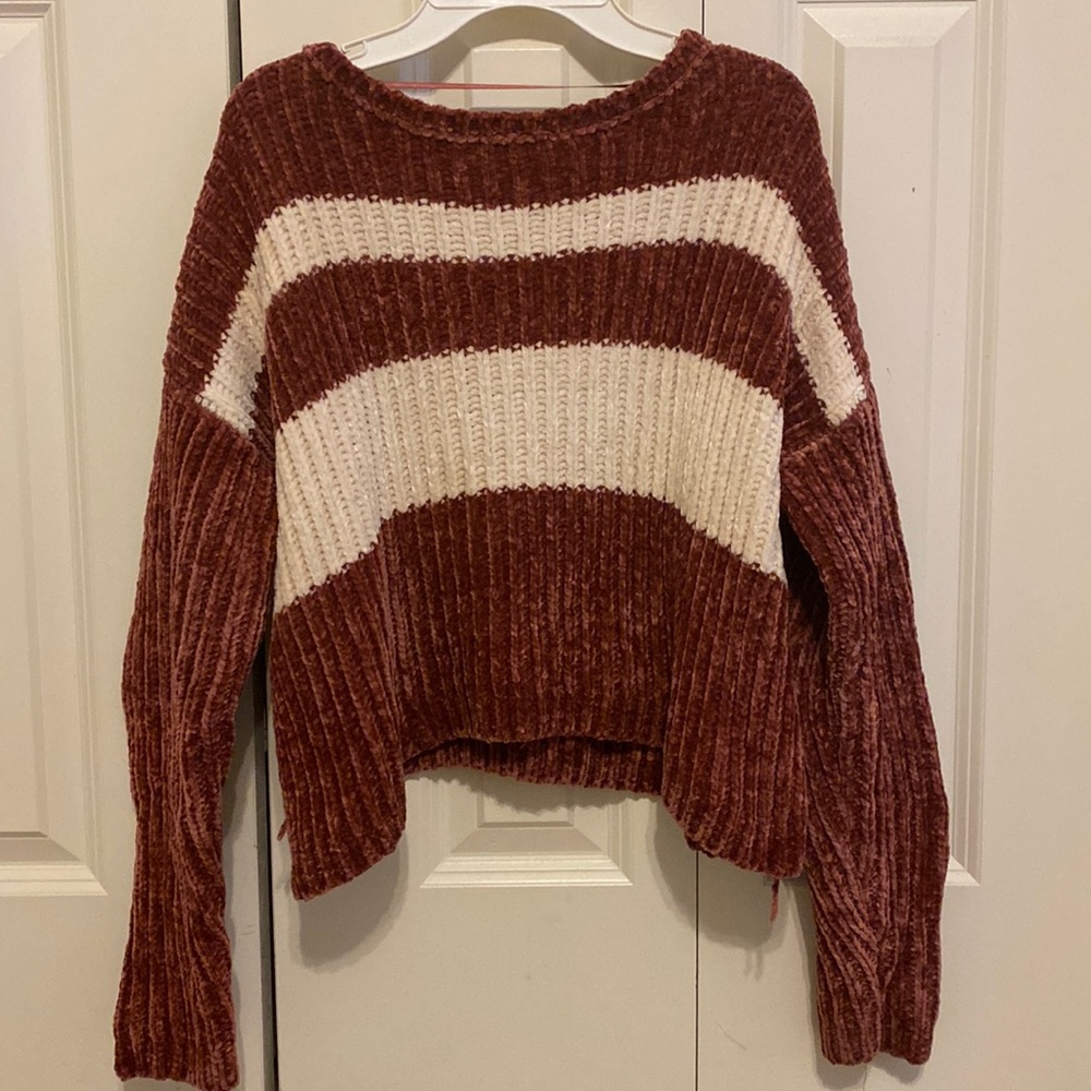 Pacsun front striped sweater